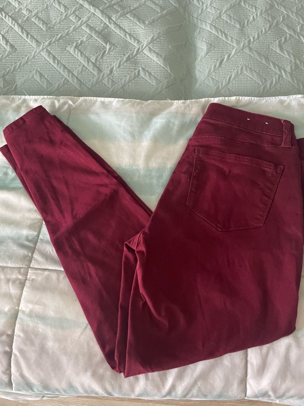 LuLaRoe Maroon Skinny Jeans